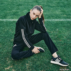 adidas Combat Sports 3 Stripe Team Jacket - TR100 - Black White