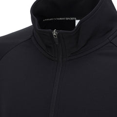 adidas Combat Sports 3 Stripe Team Jacket - TR100 - Black White