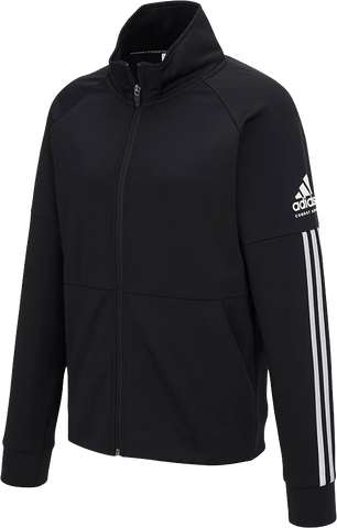 adidas Combat Sports 3 Stripe Team Jacket - TR100 - Black White