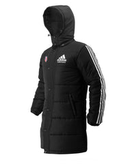 AAU Embroidered adidas Combat Sports Winter Long Padded Parka Jacket