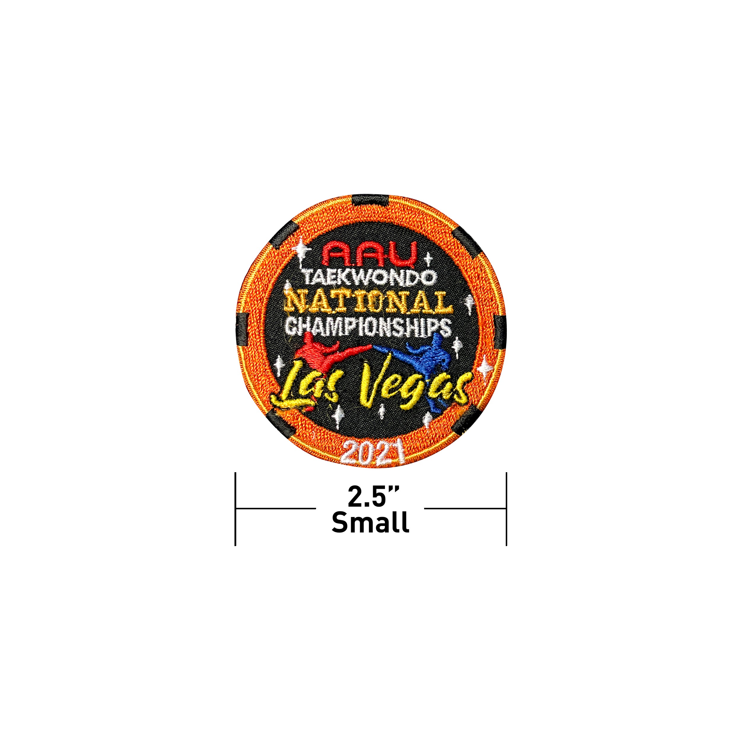 2021 AAU Taekwondo National Championship Patch w/ Adhesive Back
