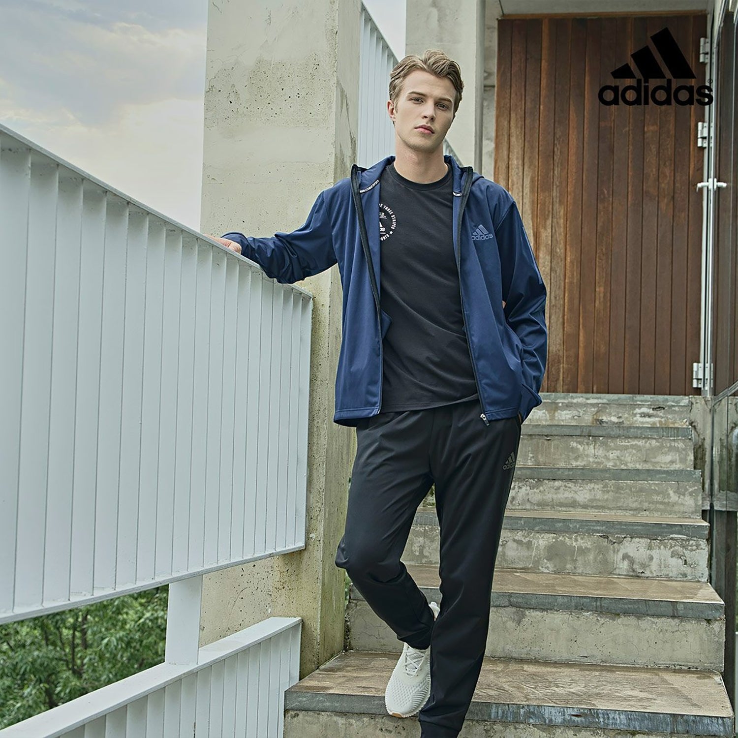 adidas SilverPlus® Slim Fit Men's Hydro Performance Sauna Track Suit w/ Hood