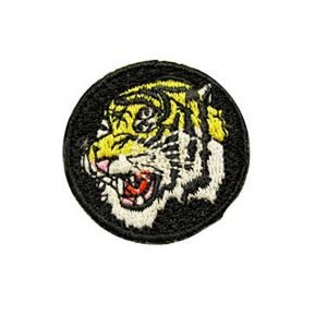 Tiger Head Circle Patch