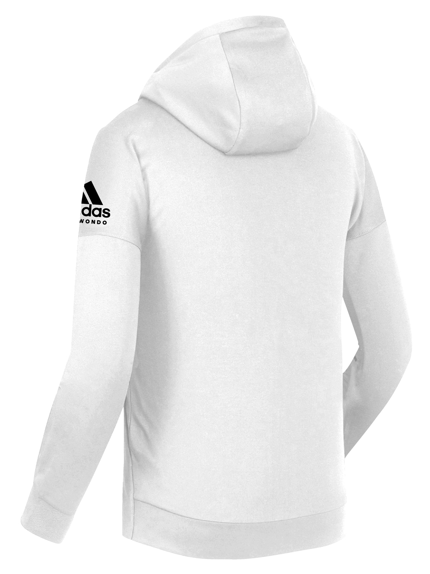 adidas Taekwondo Full Zipped Hooded Fleece Lined Sweatshirt Jacket