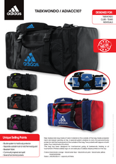 Adidas Team Bag (Taekwondo Style)